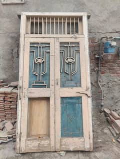 Double Door OLD Wooden Door - Urgent Sale
