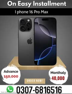 Apple iPhone 16 Pro Max pta approved on Easy Installment
