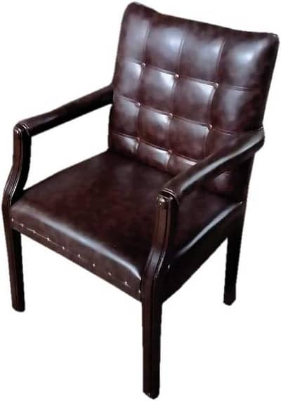 wooden chairs leather and velvet