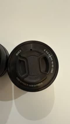 Sony ZV E10 with kit lens + Sigma 1.4f 16mm lens
