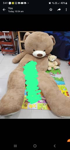 Huge human size teddy bear for sale (2.6metre) 16kg