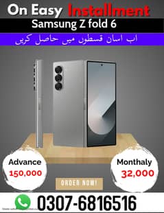 Samsung Mobile Fold 6 12/256 non pta box pack on Easy Installment