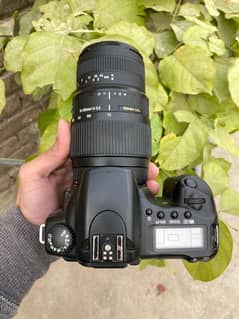canon 20d camera with sigma 70-300mm lens