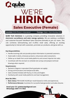Sales Executive (Female)