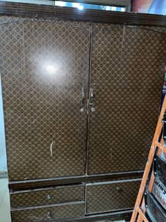 2-Door Wooden Wardrobe in Great Condition – Rs. 8,000 Only