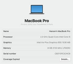 MacBook Pro 2018 Italian