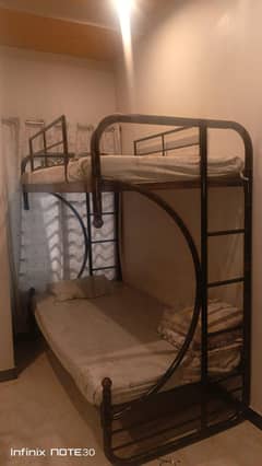 Iron Bed.