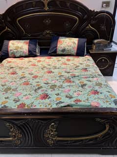 Wooden Bed Set