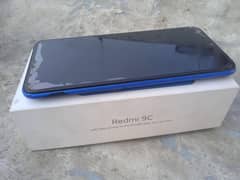 Redmi 9c 2/32 with box no open no repair urgent sale 03204752349