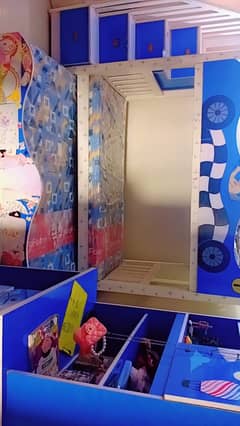 3 bunker bed sets with complete new mattress and table cabinets