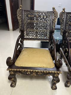 sheesham fancy chairs