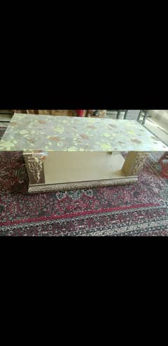 Galss wooden tables