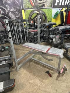 BENCH PRESS / DUMBELLS / PLATES / RODS / TREADMILL / EXERCISE BIKE