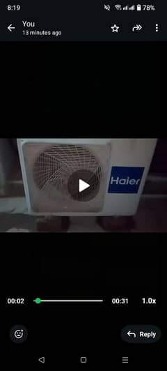 Dc inverter 1.5ton AC for sale