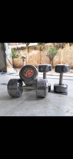 Rubber dumbbells weight plates Barbell bars