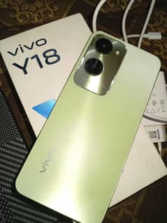 Vivo y18 mobile for sale 4+4ram 128gb memory