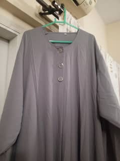 Grey abaya in best quality.