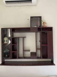Wooden Wall Shelf / Decoration Unit