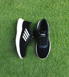 Men running breathable mesh shoes jf020 black