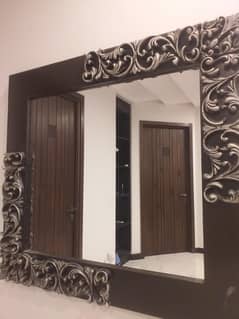 Beautiful Mirror with silver patterns