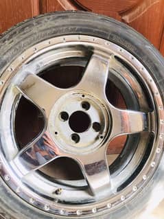 civic Rims with Tyres