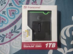 Transcend StoreJet 25M3 1TB USB 3.0 Shockproof Portable Hard Drive