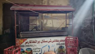 L shape Barbecue and Shwarma Counter