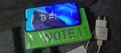 Infinix note 11 6 128 all okay complete Saman