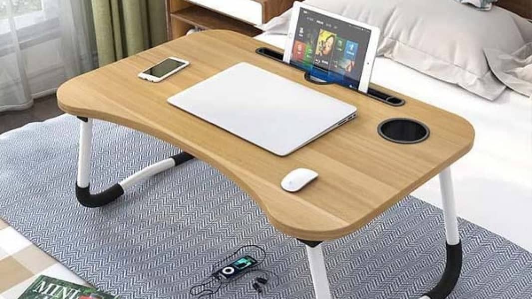 Table for work at office/home with multiple options easy use beige clr 2