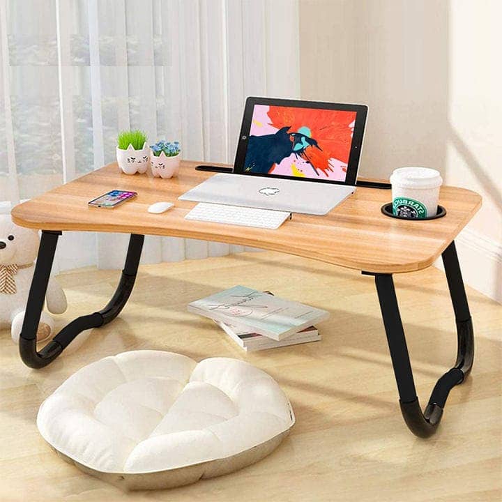 Table for work at office/home with multiple options easy use beige clr 5