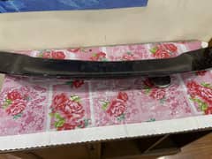 Universal black car spoiler