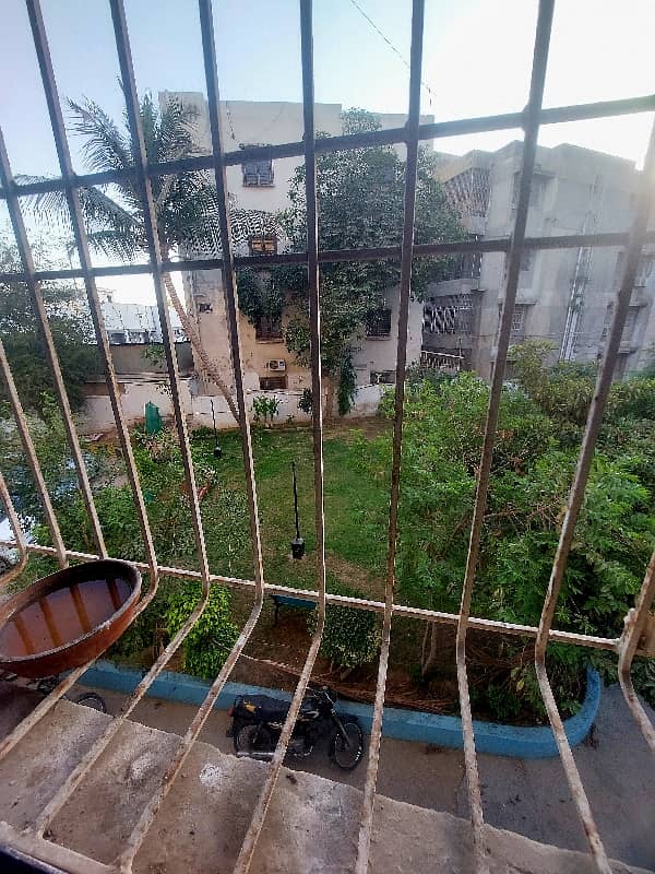 FLAT FOR SALE IN GULSHAN E IQBAL BLOCK 14 WEST OPEN FLAT 1ST FLOOR 1