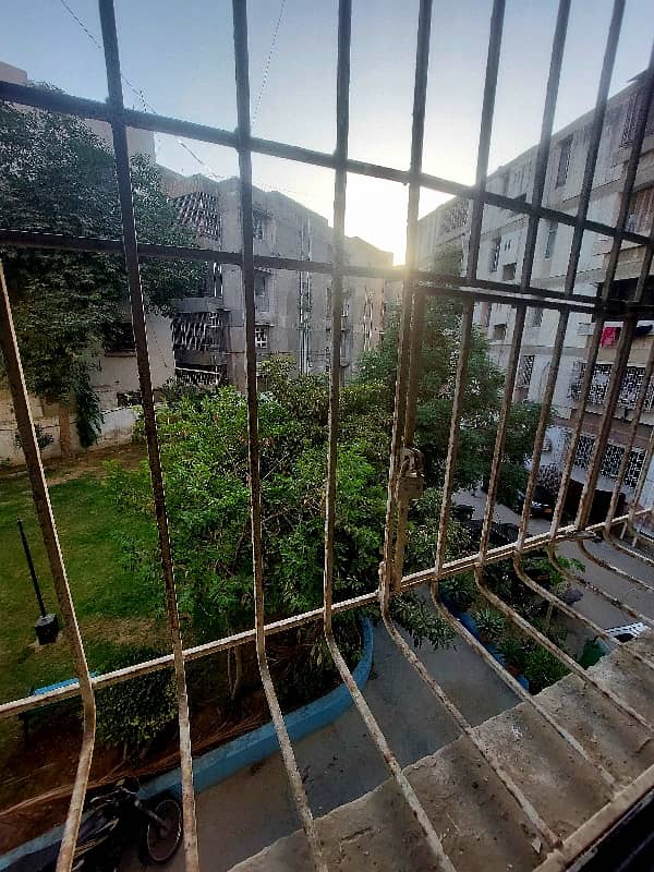 FLAT FOR SALE IN GULSHAN E IQBAL BLOCK 14 WEST OPEN FLAT 1ST FLOOR 2