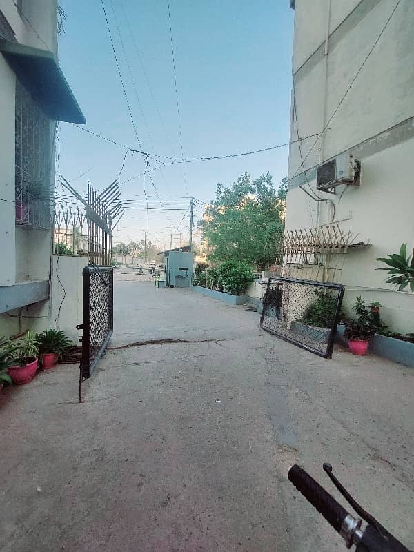 FLAT FOR SALE IN GULSHAN E IQBAL BLOCK 14 WEST OPEN FLAT 1ST FLOOR 4