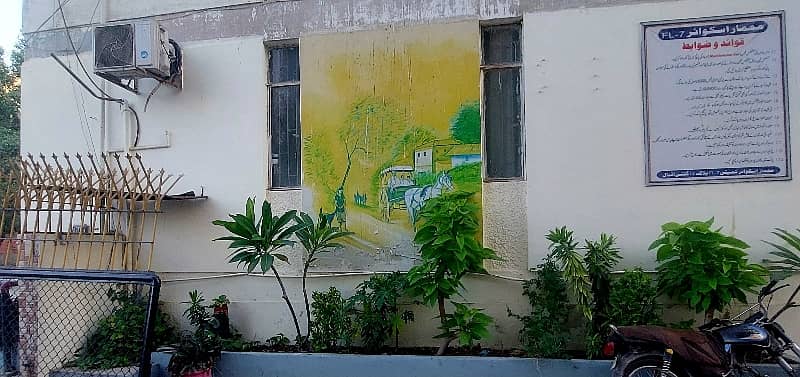 FLAT FOR SALE IN GULSHAN E IQBAL BLOCK 14 WEST OPEN FLAT 1ST FLOOR 5