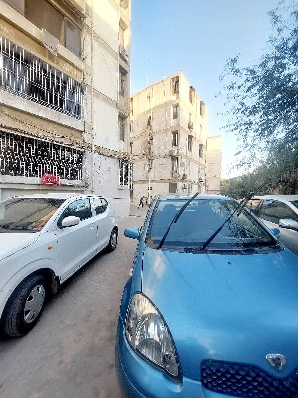 FLAT FOR SALE IN GULSHAN E IQBAL BLOCK 14 WEST OPEN FLAT 1ST FLOOR 7