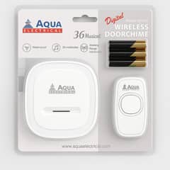 Waterproof wireless door chime with long-range capabilities