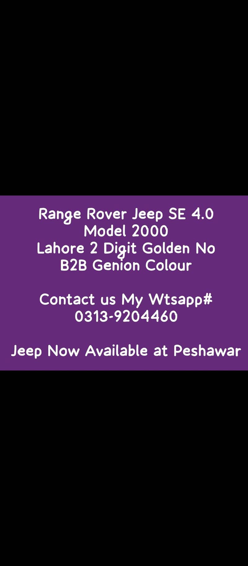 Exchange Possible 2000 Model Range Rover full option read add 1