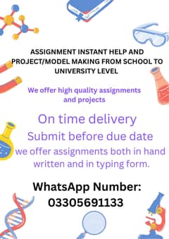 Assignment and projects making