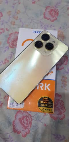 tecno spark 20 pro sunsut blush colour  16+256