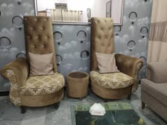 Two back heighted sofa set