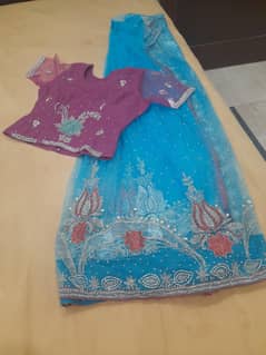 New stitch saree with heavy work.