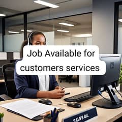 Office Based Customer Service and clients dealing job