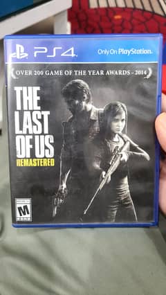 last of us remastered PS4 cd