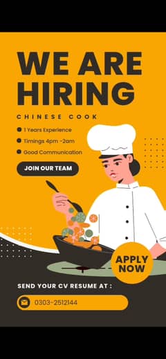 Chinese cook