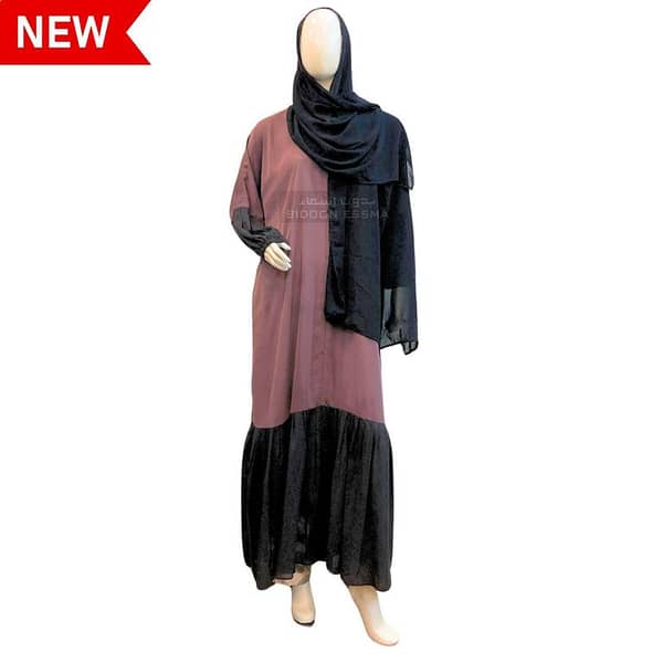 Abaya Arabic Saudi Burkha Nida Korean Fabric  BIDOON ESSMA Abaya Arabic With Scarf Hijab For Girls and Women Ladies Saudi Arabic Abaya Gifting  Designer New Latest Special Edition Decent Abaya Arabic Elegant Look Ready to Wear Imported High Quality