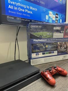PS-4 500 GB with Two original controllers for sale