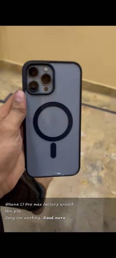 iPhone 13 Pro Max FU 128GB Battery Health 86% NonPta Zong Sim Working