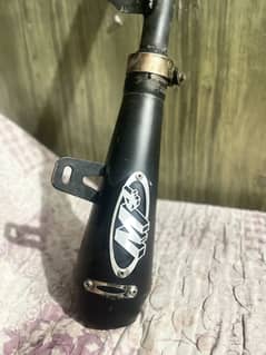 M4 exhaust with 125 bent