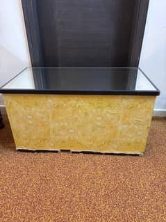 Wooden center and side table